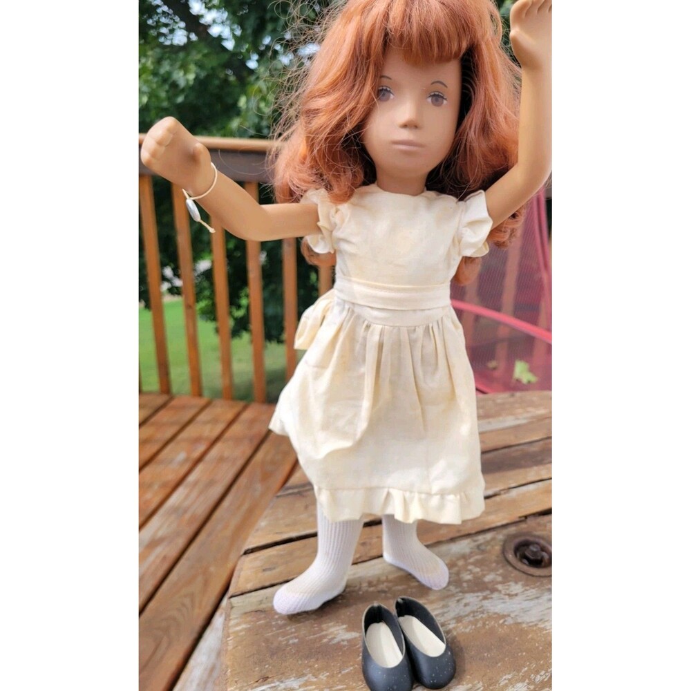 Vintage 16" Sasha Doll 108 Redhead Tag No box England READ Description
